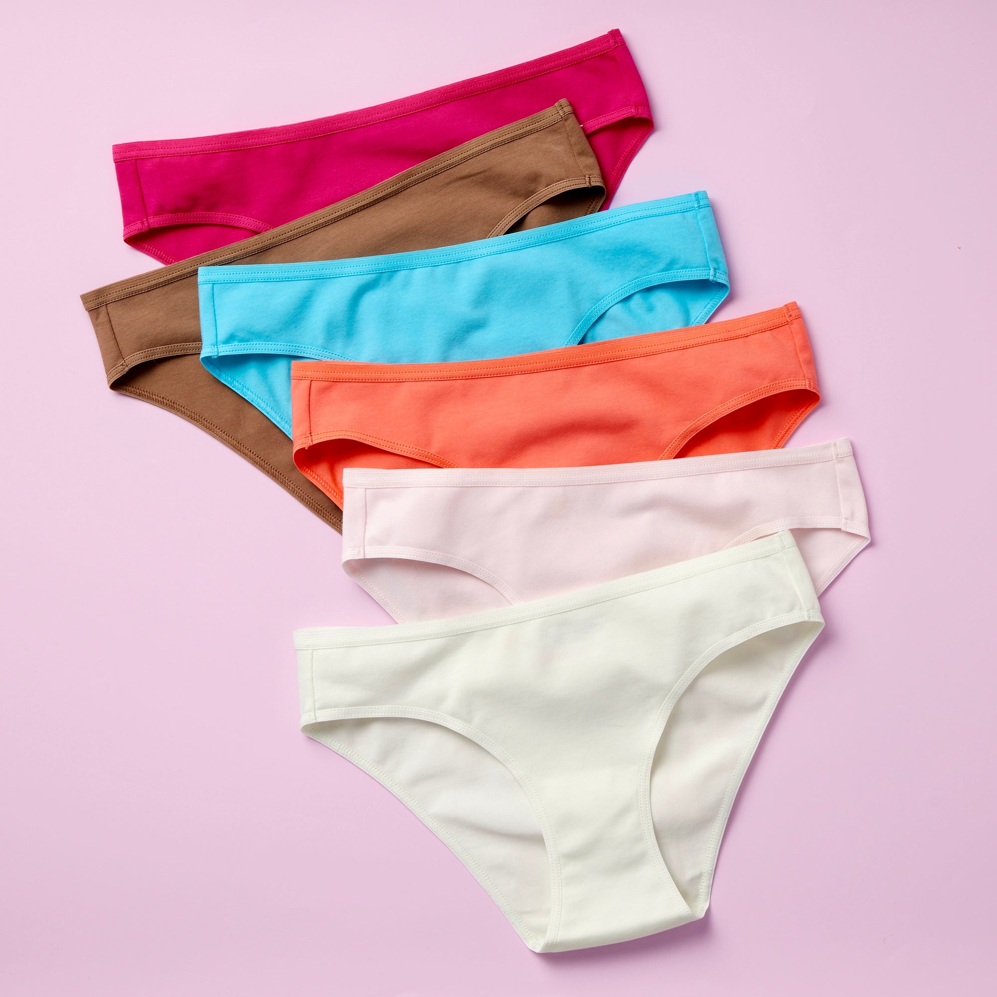 Beauty_yoyo 5 or 6 Pack Teen Girls Cotton Brief Underwear Lingerie
