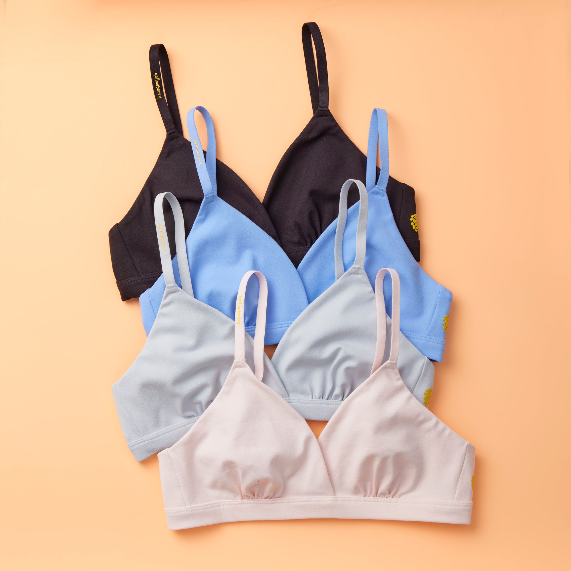  Yellowberry Pipit Bra - Great First Bra for Teens and Tweens, Best  Training Bra (XS, Mocha): Clothing, Shoes & Jewelry