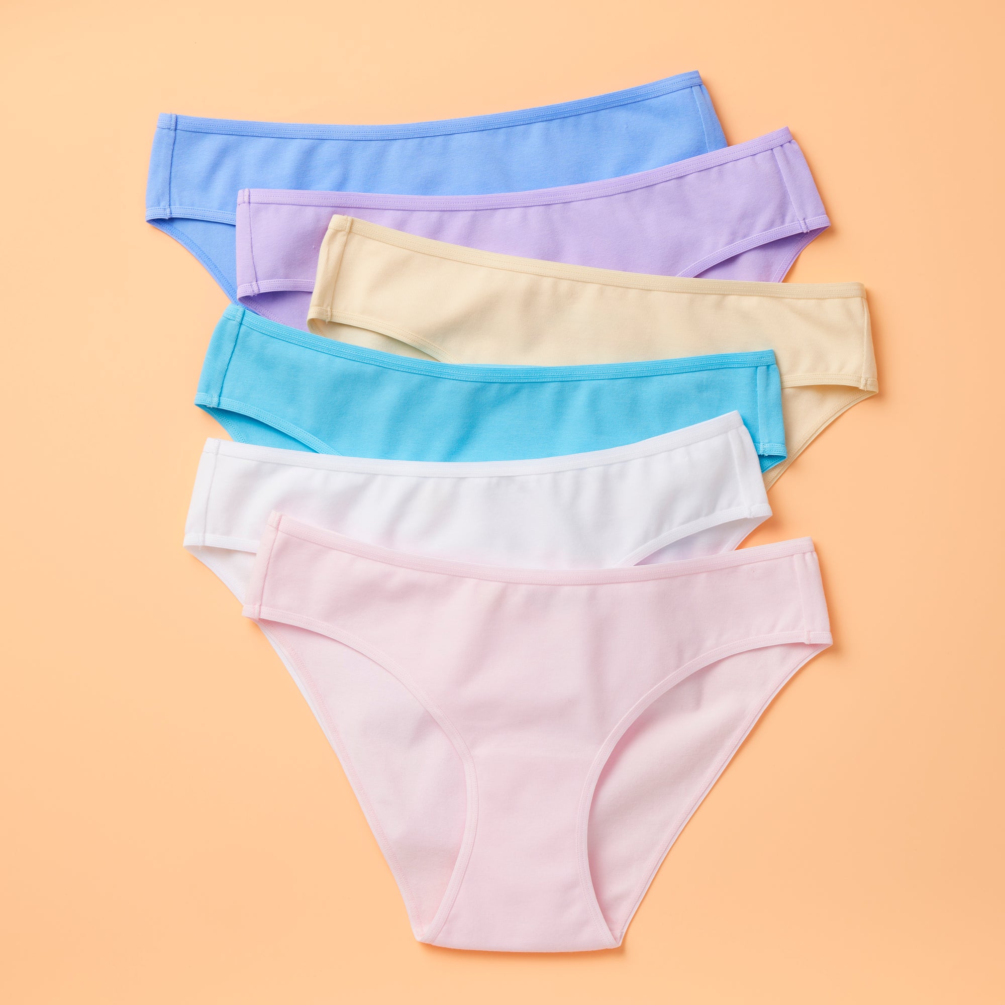 Cartoon Bear Dots Stripe Cotton Panties Women's Underwear Low-Rise Sports Briefs  Breathable Seamless Panty For Girls Lingerie