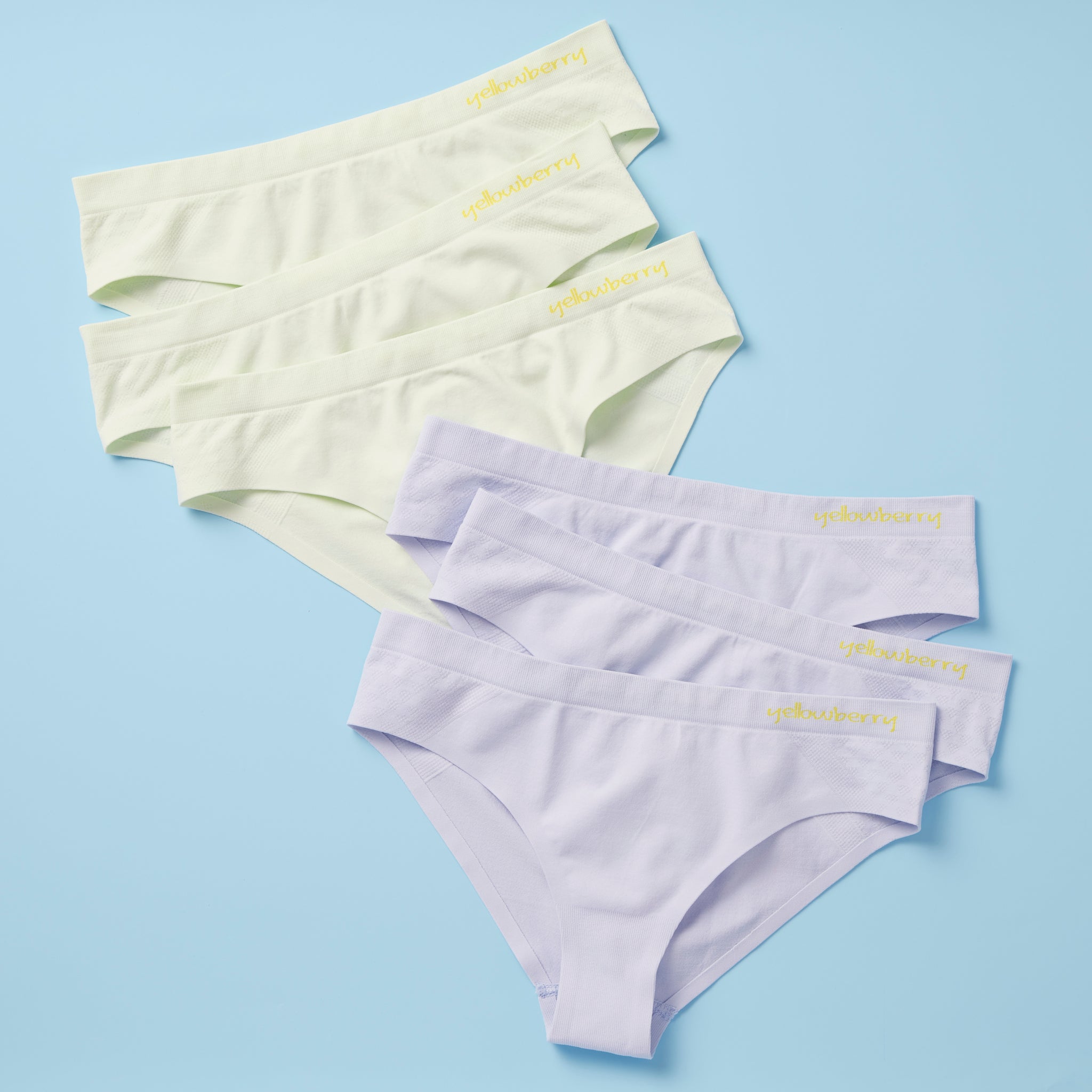 Yellowberry® Girls' 6PK High Quality Cotton Underwear Bikini Hipster Brief  Panty 