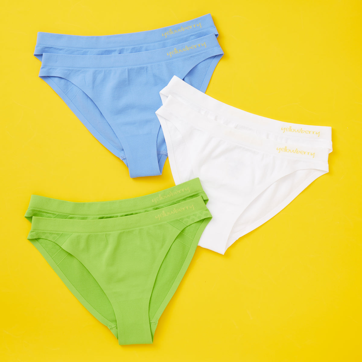 Yellowberry® Girls' 6PK High Quality Cotton Underwear Bikini Hipster Brief  Panty