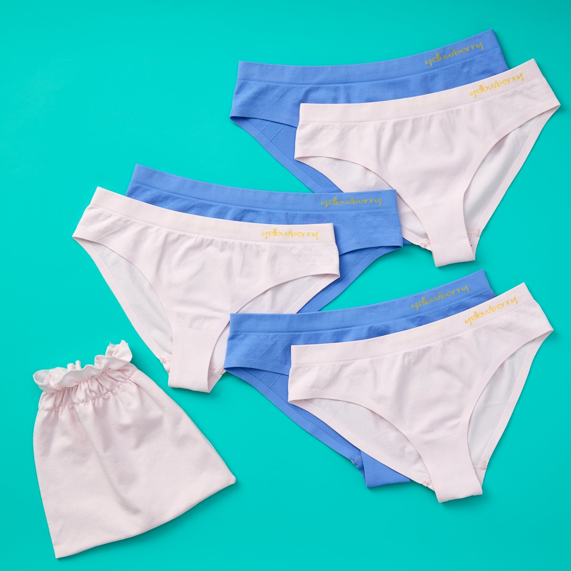 Yellowberry Girls' 6pk High Quality Cotton Underwear Bikini Hipster Large  Spring Flowers : Target