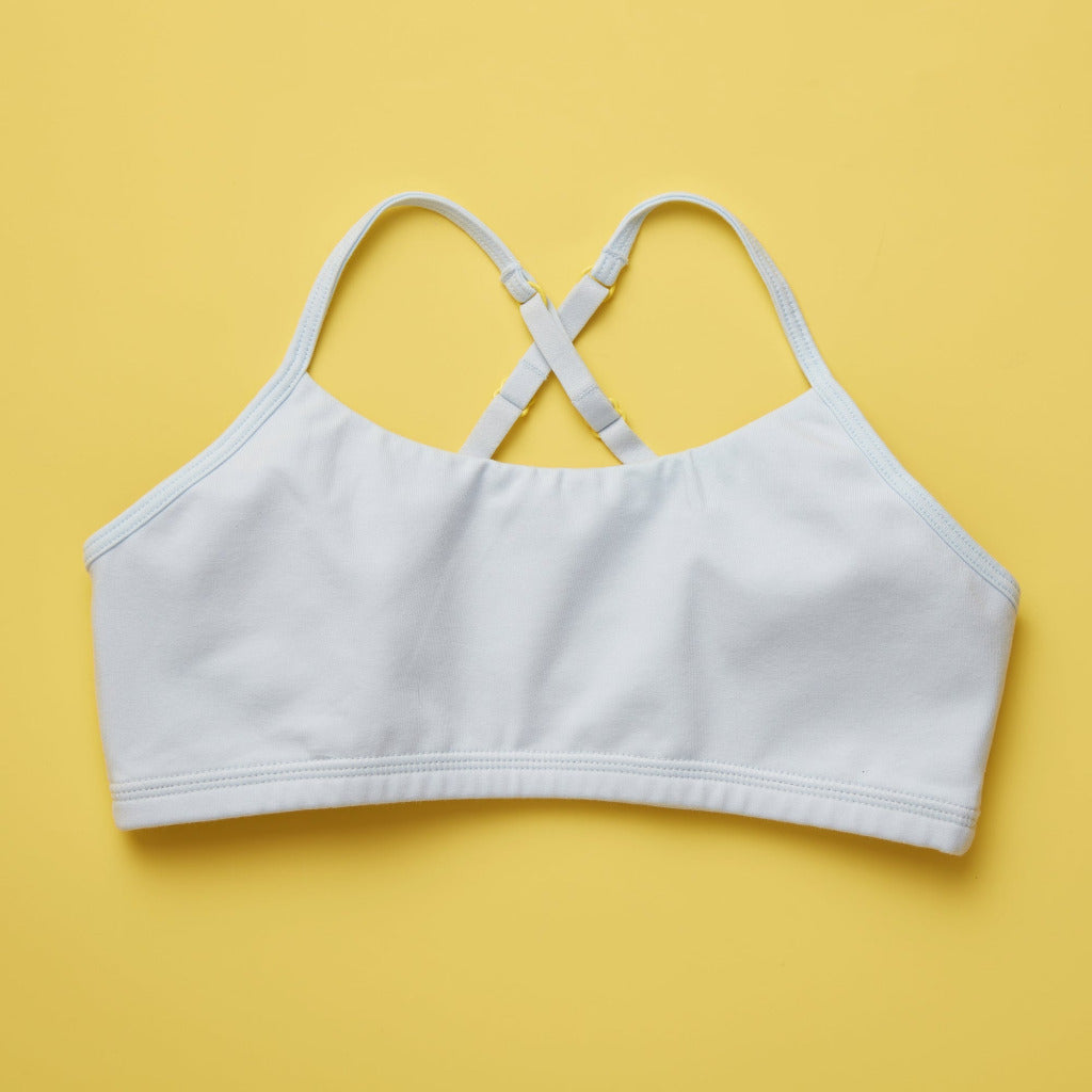 Joey Cotton Spandex Bra for More Developed and Growing Girls by Yellowberry
