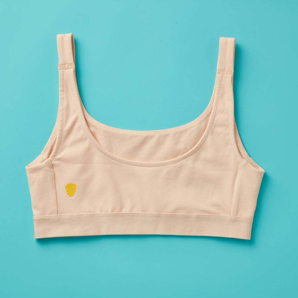 Yellowberry Scoop Back Bra Light to Medium Support and All-Day Comfort